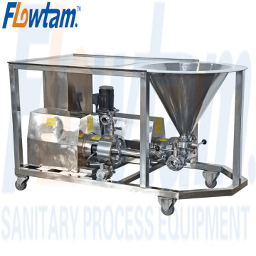 sanitary liquid powder mixer